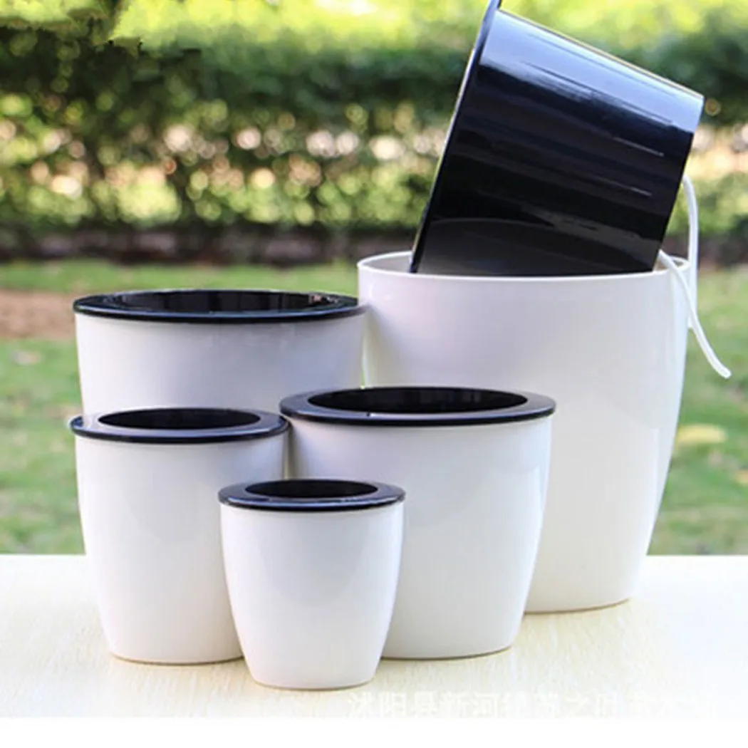 أصيص زهور كسول أصيص نباتات للأ - مراجعة Self Watering Insert وسعره