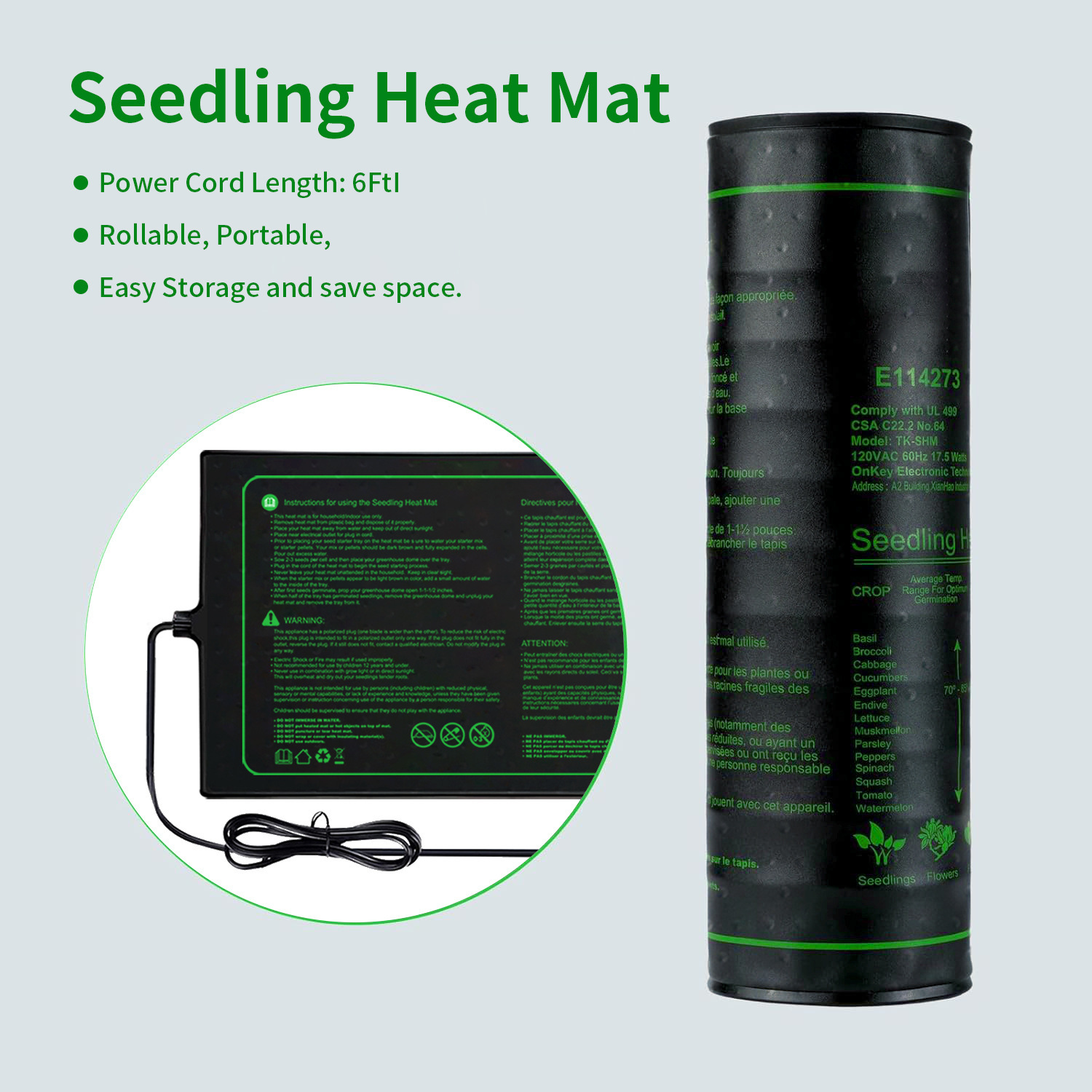 اثنين من حزمة 20x10 بوصة الشتل - مراجعة Heat Mat Seedling وسعره