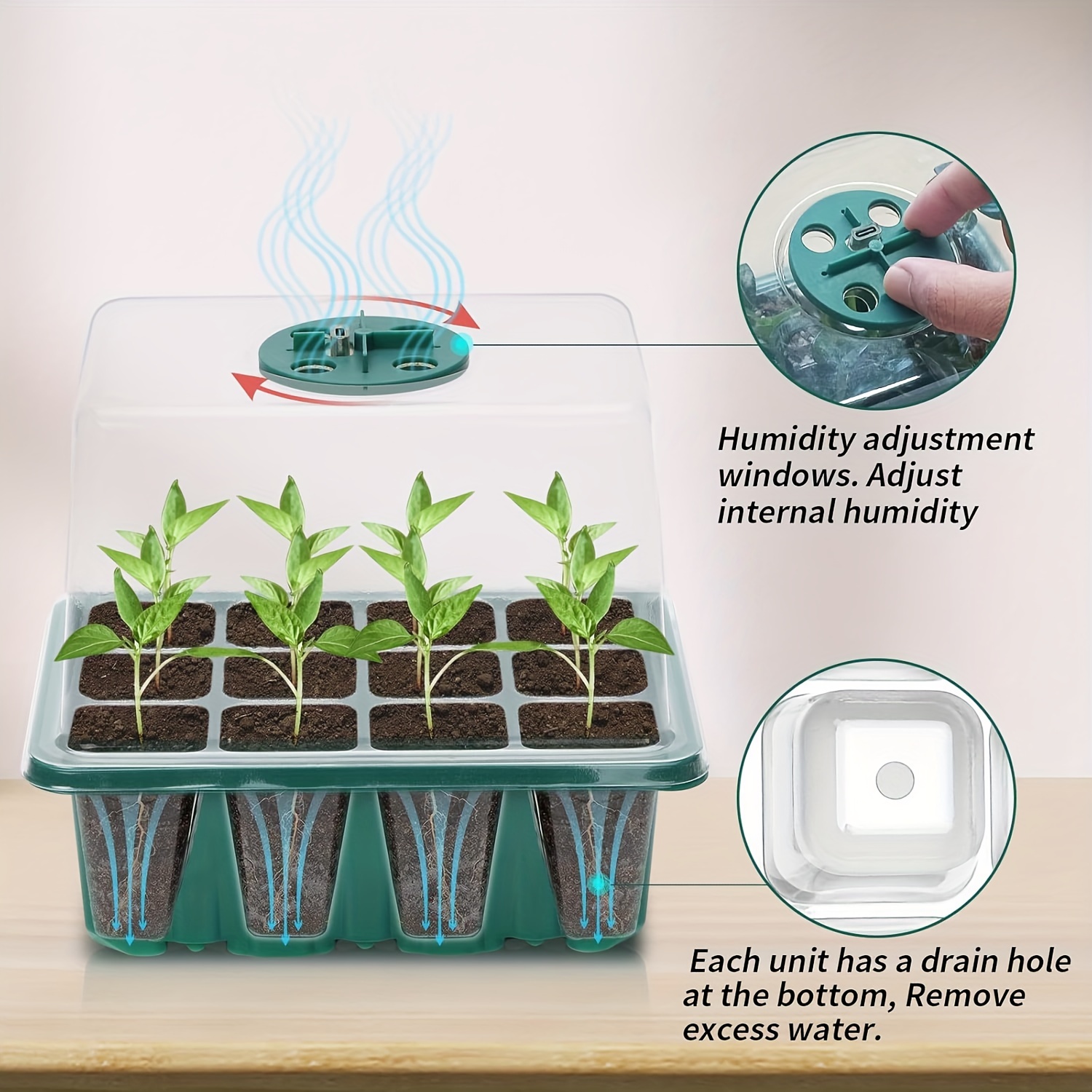 مجموعة أدوات زراعة الشتلات - 1 - مراجعة Humidity Dome Kit وسعره